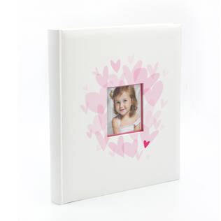 Middle Sydänalbumi, 29x32, kuva-aukolla - erä - Hääalbumit ja polttarialbumit - 34921 - 1