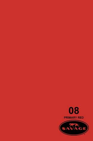 Savage taustakartonki punainen 2,72x11m primary red - Taustakartongit - 37761 - 1