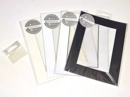 Paspatuuri 23x62 / 4x 10x15 valkoinen Galleriapaspa - Paspatuurit ja viimeistelytuotteet - 31082 - 2