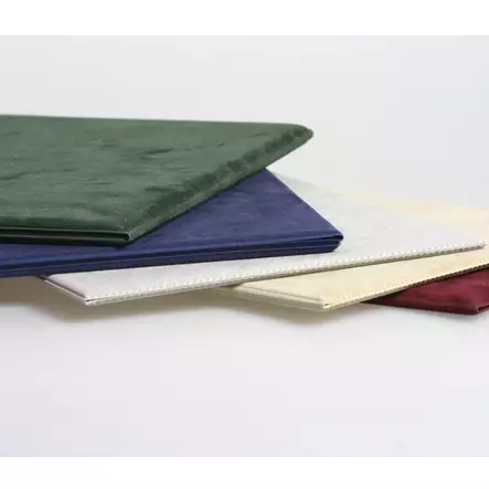 Samettikansio 3-osaa 18x24, vihreä - Samettikansiot ja canvaskansiot - 23383 - 2