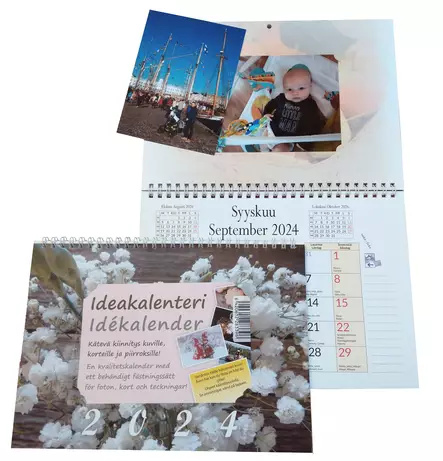 Ideakalenteri 2027 omille valokuville - taskuilla - Kalentereiden valmistukseen - 42964 - 1