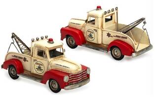 Hinausauto koriste, iso 34x15,5x14cm - Peltikyltit ja metallikoristeet kuville - 37806 - 1