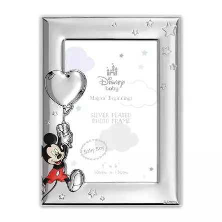 Disney hopeoitu Mikkihiiri Sydän 10x15 kehys - Metalli- ja ruusukehykset, alumiinikehys - 42609 - 1