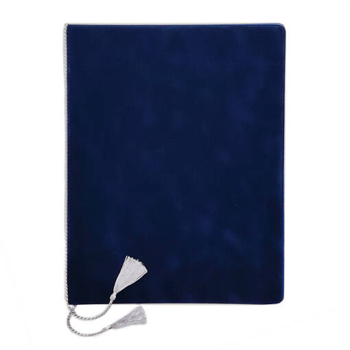 Samettikansio A4 silkkipunoksella - todistuksille, diploomille, adresseille - Klassiset valokuva-albumit - 41029 - 1